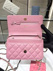 Chanel WOC Caviar AP2400 Pink Size 19 cm - 4