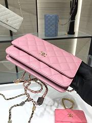 Chanel WOC Caviar AP2400 Pink Size 19 cm - 3