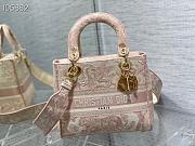 Dior Lady D-Lite Bag Pink Size 24 X 20 X 11 cm - 1