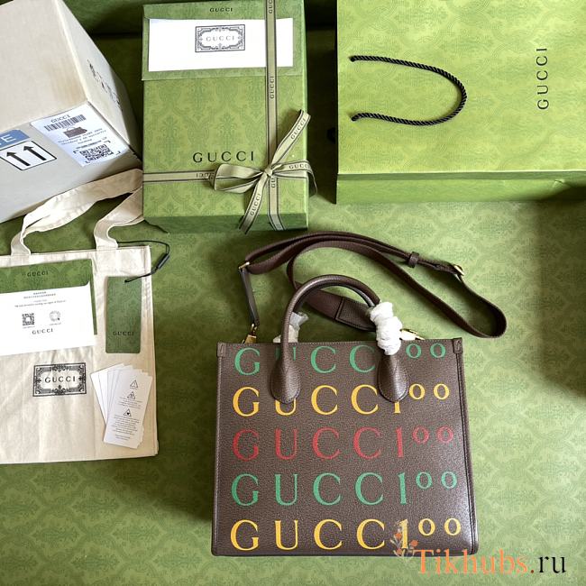 Gucci 100 Tote Bag Size 31 x 26.5 x 14cm - 1