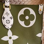 Louis Vuitton Monogram Women Onthego Handbag Green and White  - 5