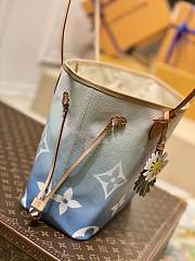 LV NEVERFULL Medium Handbag Blue M45678 Size 32x29x17cm - 2