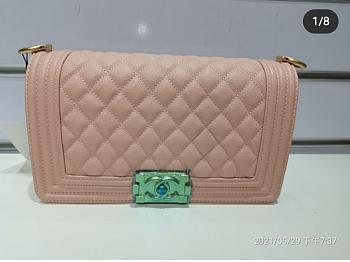 chanel Leboy Grain Calfskin 25cm