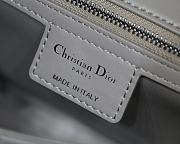 Dior Caro Black Hardware in Grey 25x 15.5x 8 cm - 3