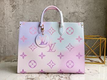 LV Onthego Sunrise Pastel Pink Size 41 x 34 x 19 cm