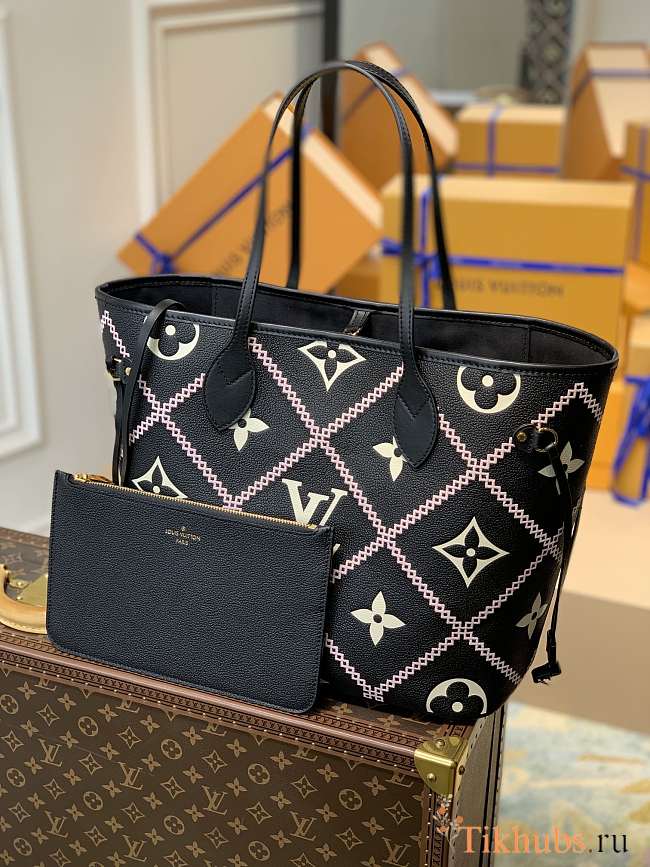 LV Neverfull Black 31x28x14cm - 1