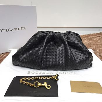 Bottega Venata Pouch Black 37x11x20cm