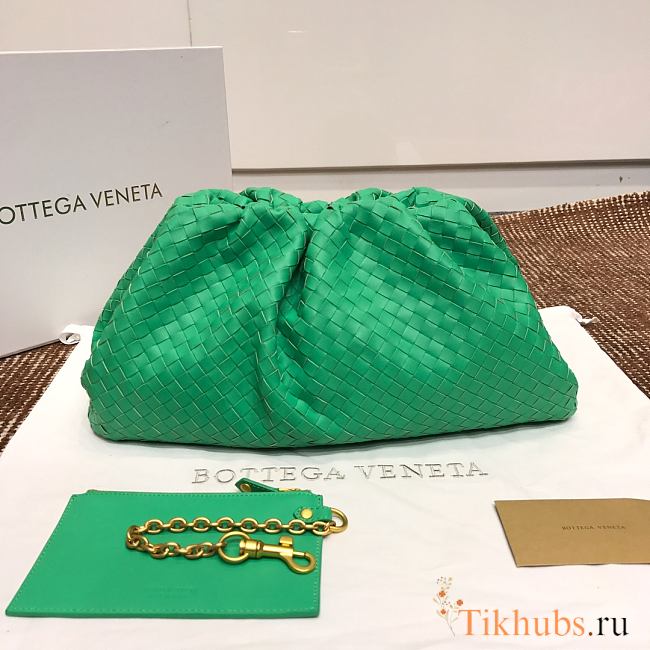 Bottega Venata Pouch Green 37x11x20cm - 1