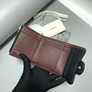 Chanel Black Lambskin Silver Hardware Wallet 11.5x10.5x2cm - 4