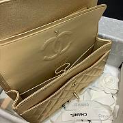 Chanel Flap Bag Lambskin Gold Color GHW 1112 Size 25 cm - 6