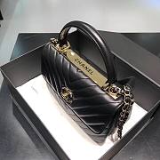 Chanel Handle Trendy Black Gold Hardware 25x17x12cm - 3