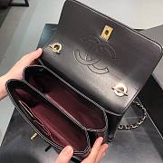 Chanel Handle Trendy Black Gold Hardware 25x17x12cm - 4