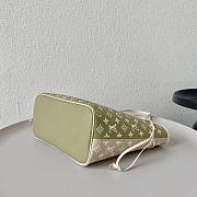 LV Neverfull Kaki and Beige 32x28x15cm - 4