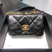 Chanel 19 Flap Bag Black Gold Hardware 26cm - 1