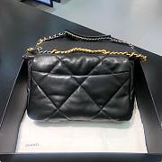 Chanel 19 Flap Bag Black Gold Hardware 26cm - 4