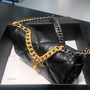 Chanel 19 Flap Bag Black Gold Hardware 26cm - 3