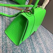 Balenciaga Hourglass Crocodile Green 23cm - 4