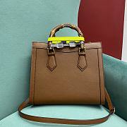 Gucci Diana Small Tote Bag Brown 27x24x11cm - 2