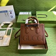 Gucci Diana Tote Brown Leather 27x24x11cm - 1