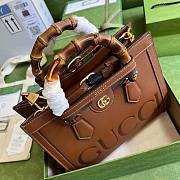 Gucci Diana Tote Brown Leather 27x24x11cm - 2