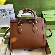 Gucci Diana Tote Brown Leather 27x24x11cm - 4