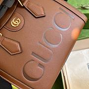 Gucci Diana Tote Brown Leather 27x24x11cm - 6