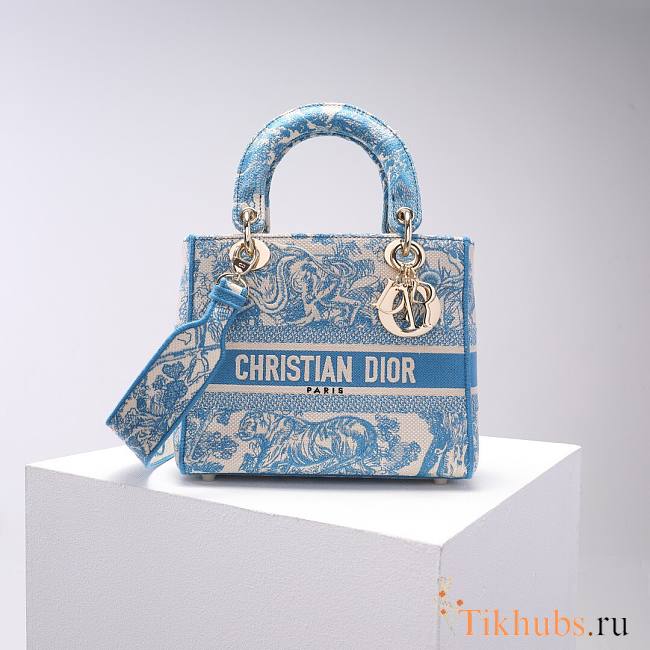 Dior Lady D-lite Blue 24x20x11cm - 1