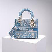 Dior Lady D-lite Blue 24x20x11cm - 1