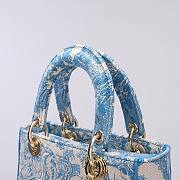 Dior Lady D-lite Blue 24x20x11cm - 5