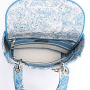 Dior Lady D-lite Blue 24x20x11cm - 3