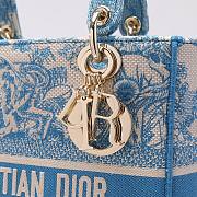 Dior Lady D-lite Blue 24x20x11cm - 2