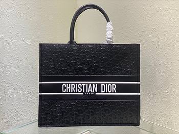 Dior Book Tote Oblique Black 41cm