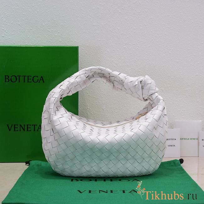 Bottega Venata White Bag 36x21x13cm - 1