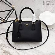 Prada Galleria Saffiano leather Black 28x19.5x12cm - 1