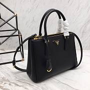 Prada Galleria Saffiano leather Black 28x19.5x12cm - 5