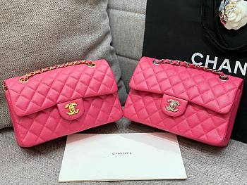 Chanel Flap Bag Cavier Pink 23cm