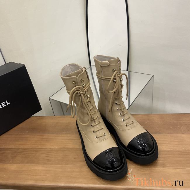 Chanel Beige Boots - 1