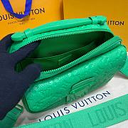 LV S Lock Messenger Green Bag 22x18x8cm - 2