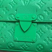 LV S Lock Messenger Green Bag 22x18x8cm - 3