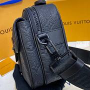 LV S Lock Messenger Black Bag 22x18x8cm - 5