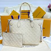 LV Neverfull Pale Beige 31x28x14cm - 1