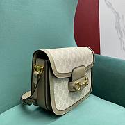 Gucci 1955 Horsebit Beige Shoulder Bag Size 25 x 18 x 8 cm - 4