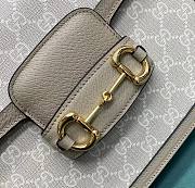 Gucci 1955 Horsebit Beige Shoulder Bag Size 25 x 18 x 8 cm - 2