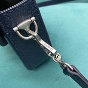 Gucci 1955 Horsebit Blue Shoulder Bag Size 20.5 x 5 x 15 cm - 6