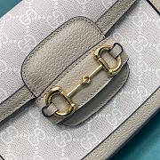 Gucci 1955 Horsebit Beige Shoulder Bag Size 20.5 x 5 x 15 cm - 3