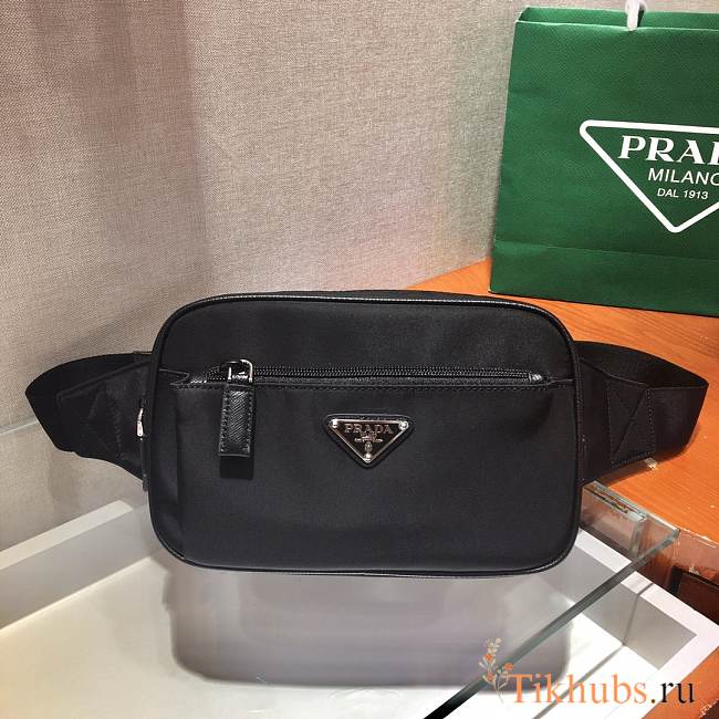 Prada Nylon Bumbag Black 21x12.5x4.5cm - 1