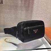 Prada Nylon Bumbag Black 21x12.5x4.5cm - 5