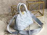 LV Alma BB Light Blue Size 24.5 x 18 x 12 cm - 4