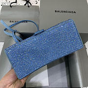 Balenciaga Hourglass Blue 23x10x14cm - 3