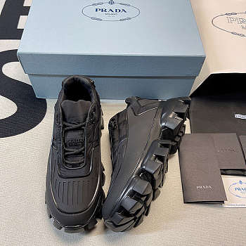 Prada Cloudbust Thunder Knit Sneakers Black